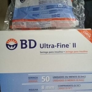 Aguja para lápiz de Insulina 32G x 4 mm Bolsa x 5 unidades. (BD Ultra-Fine)