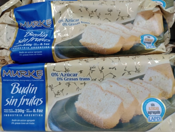 Budín Murke, sabor vainilla 230 Gramos